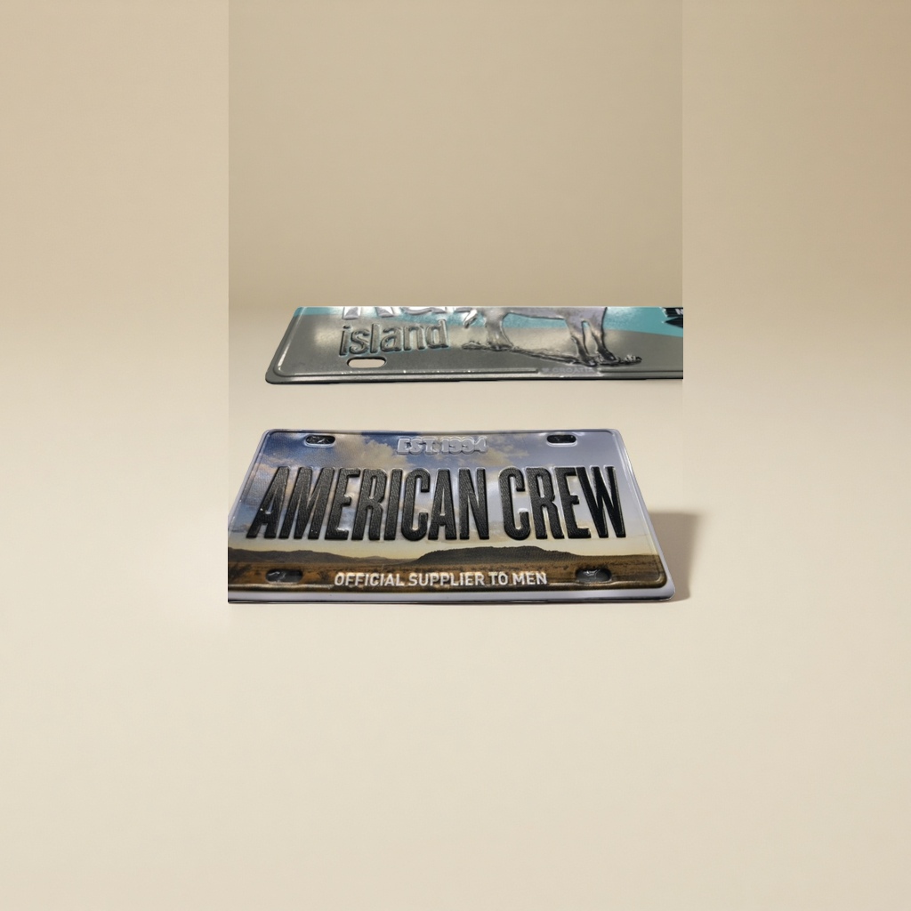 AMERICAN CREW 车牌造型男士香氛喷雾冰箱贴文创