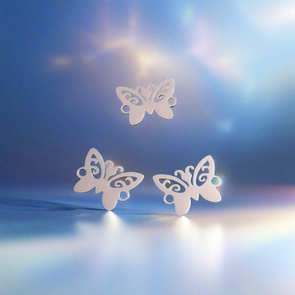 Metal butterfly decorations, wall ornaments, home soft furnishings, floor mirrors, edge decorations, table flower art accessories