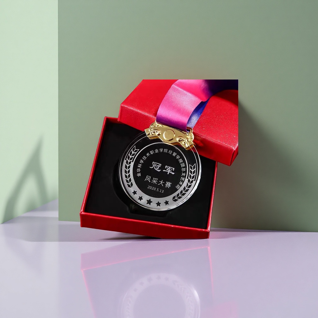 Customized MEDALS for the Champion's Style Competition, gold-plated commemorative MEDALS, can be engraved and collected Application Scenario