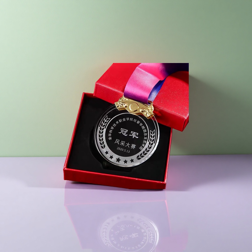 Customized MEDALS for the Champion's Style Competition, gold-plated commemorative MEDALS, can be engraved and collected Specification image