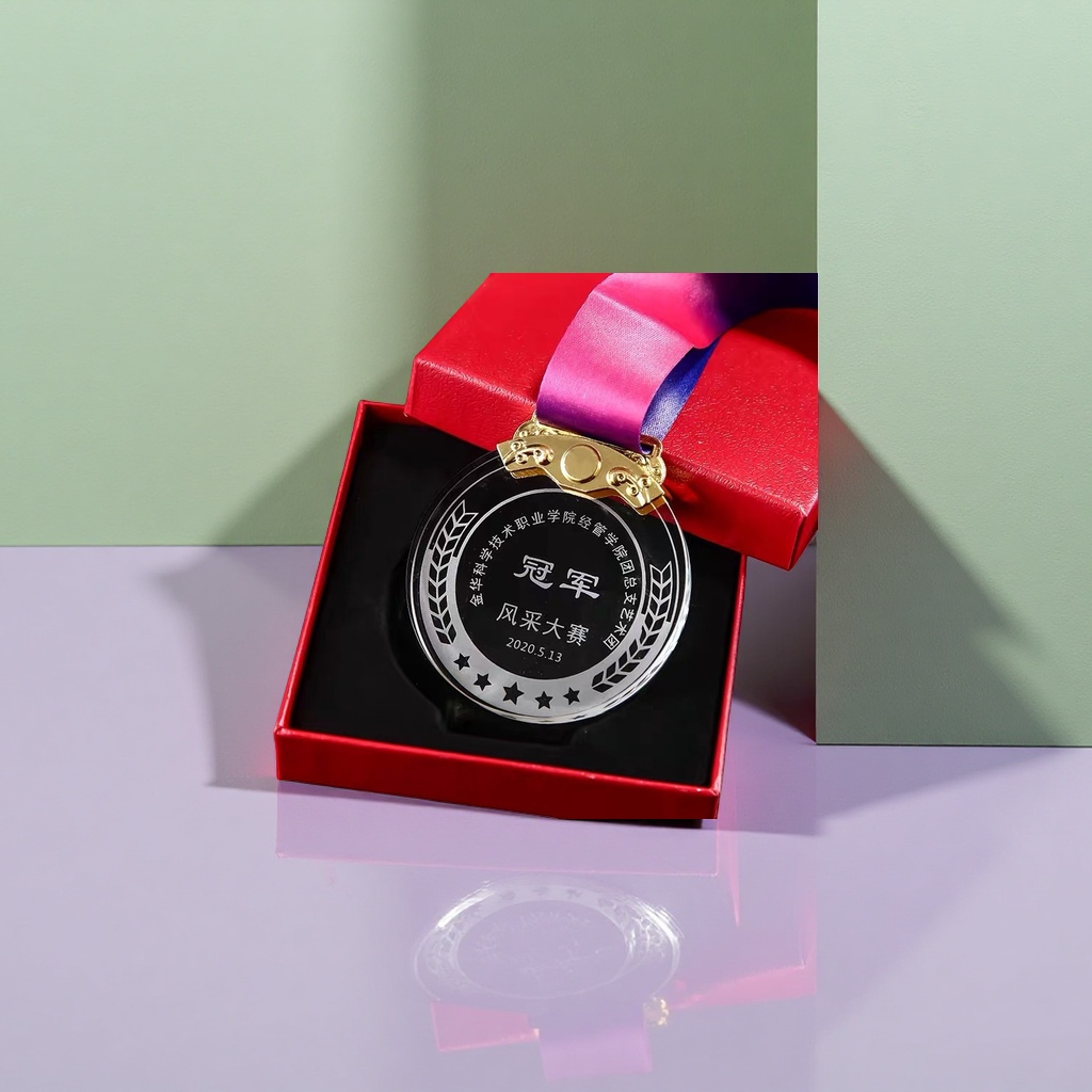 Customized metal MEDALS, medal lanyard sets, honor commemorative awarding supplies. 212453943 Specification image
