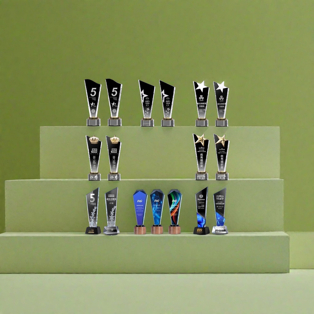 Customized metal gold-plated trophy, 10-inch award ceremony commemorative trophy Application Scenario