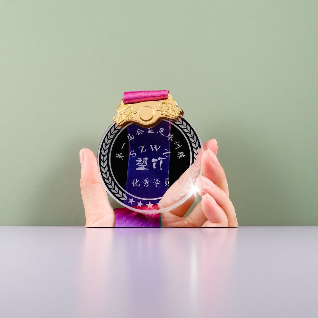 High-transparency K9 crystal MEDALS, customized trophies, souvenirs, and craft ornaments Specification image