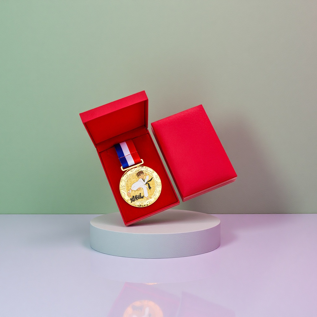 The copper alloy MEDALS specially designed for competitive events have a diameter of 75mm and a thickness of 3mm, and can be customized with engraved characters Application Scenario