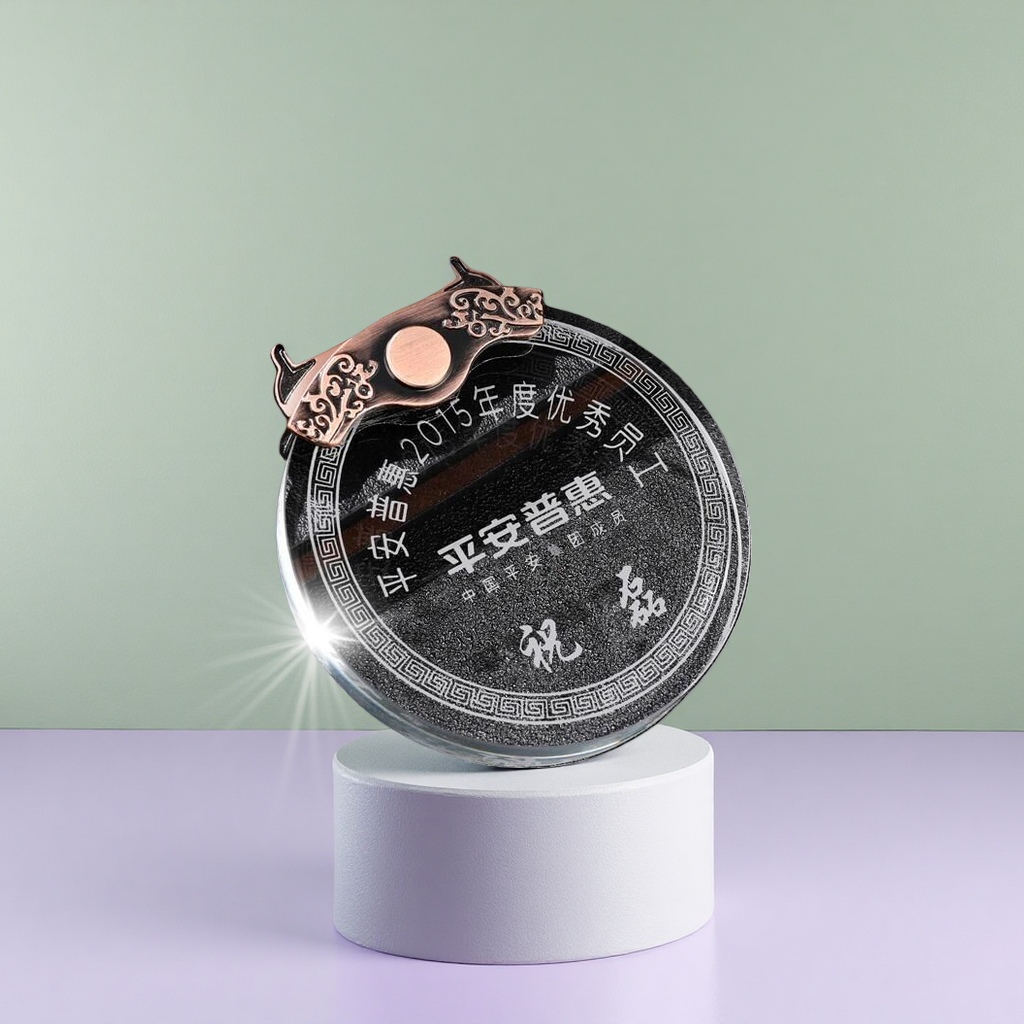 Customized crystal MEDALS, award ceremony commemorative MEDALS, and honor recognition Application Scenario