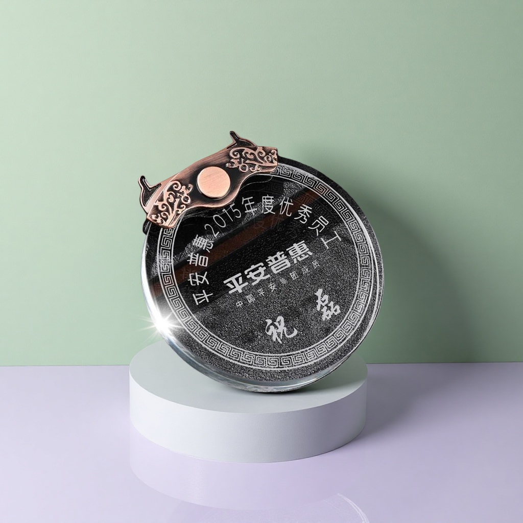 Customized crystal MEDALS, award ceremony commemorative MEDALS, and honor recognition details Picture