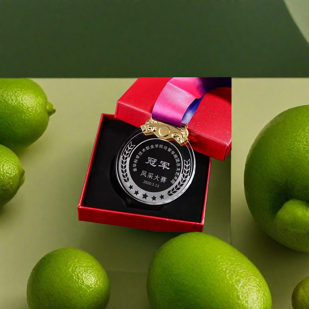 The bronze commemorative medal for the Champion's Style Competition has a diameter of 75mm and can be customized with engraved award items