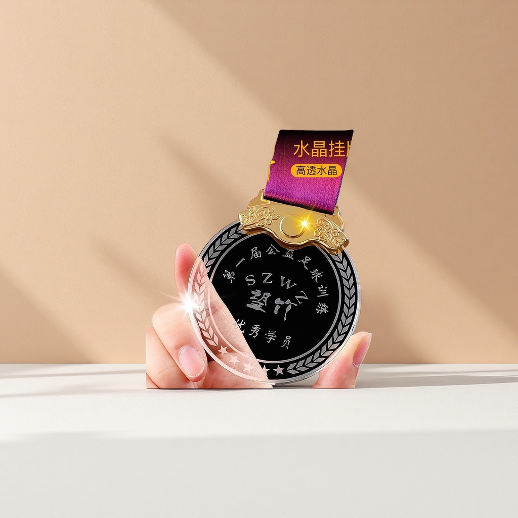 Crystal medal + Medal 220705176