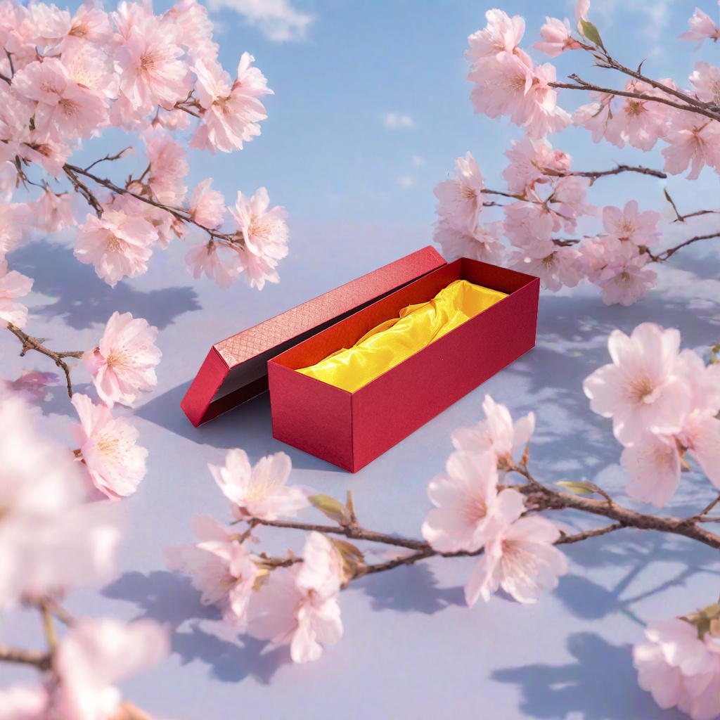 Red gift box, hard thickened box, specially designed for festival and wedding souvenirs details Picture