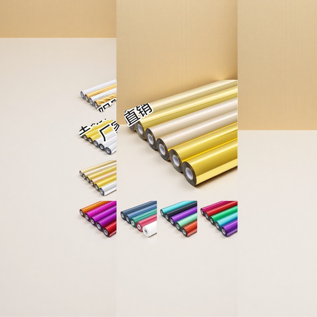 Rollos de película de color rollos de película PVC PET PP material 50 metros 100 metros disponible details Picture