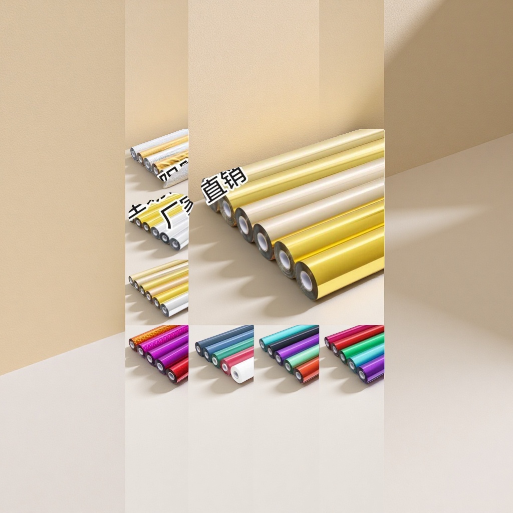 Rollos de película de color rollos de película PVC PET PP material 50 metros 100 metros disponible Specification image