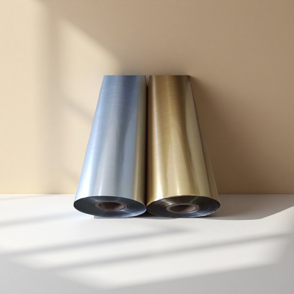 Rollos de película de color metálico para la decoración de la superficie del espejo mate material de PVC PET rollos 1 metro de ancho Application Scenario