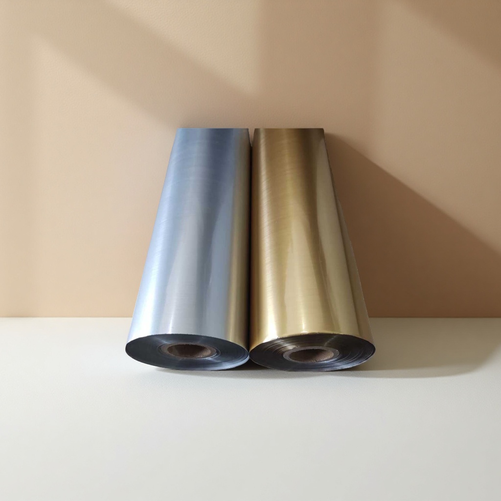 Rollos de película de color metálico para la decoración de la superficie del espejo mate material de PVC PET rollos 1 metro de ancho details Picture