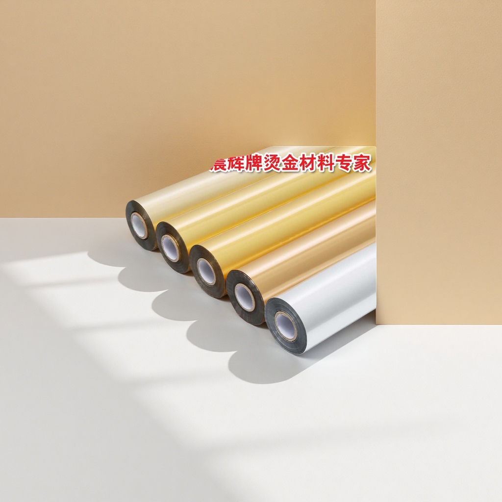 烫金纸卷状烫金材料 金色金属质感装饰用可定制宽度