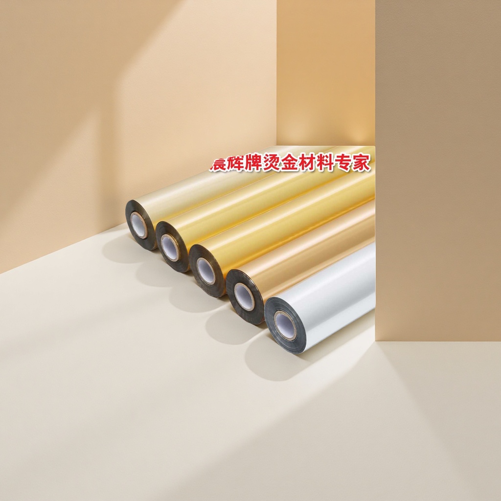 Hot stamping paper roll hot stamping material oro metal textura para decoración puede ser ancho personalizado details Picture