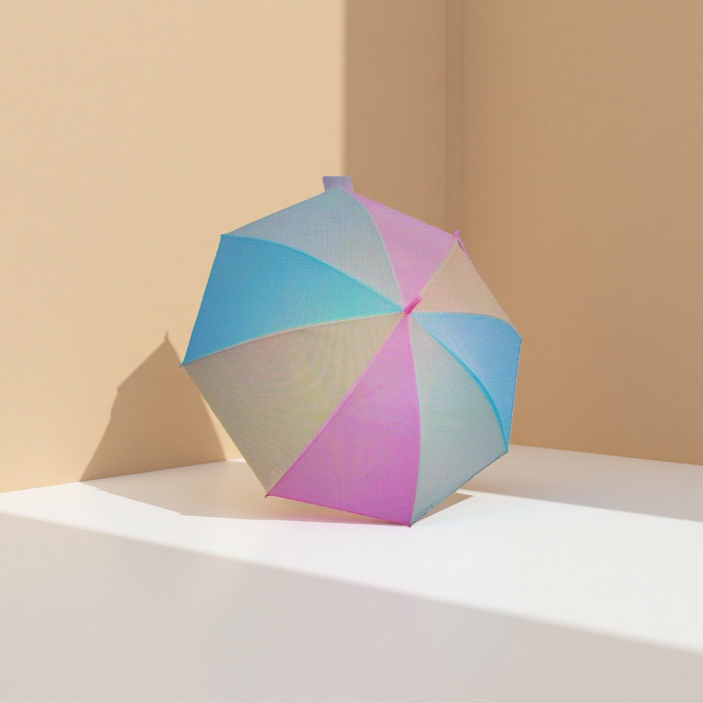 This colorful umbrella is fashionable, portable, and can be used for sun protection and rain protection, as well as folding umbrellas for both sunny and rainy days Application Scenario