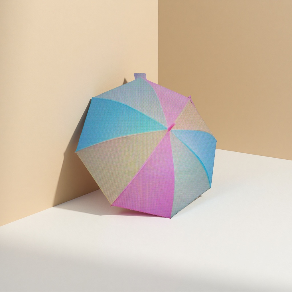 This colorful umbrella is fashionable, portable, and can be used for sun protection and rain protection, as well as folding umbrellas for both sunny and rainy days Specification image
