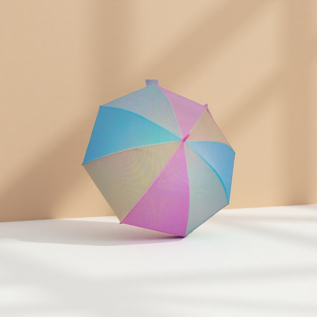 This colorful umbrella is fashionable, portable, and can be used for sun protection and rain protection, as well as folding umbrellas for both sunny and rainy days