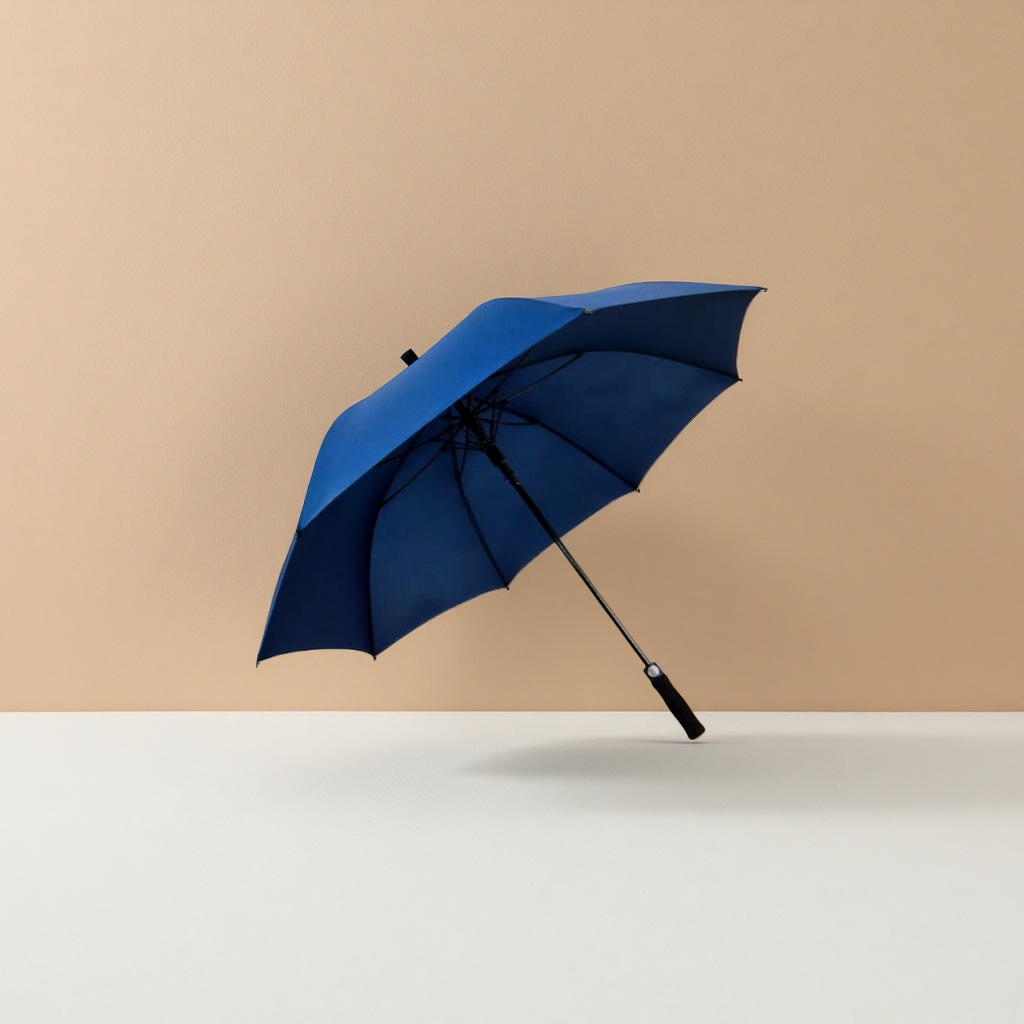 蓝色晴雨两用伞 防水防晒便携折叠遮阳伞