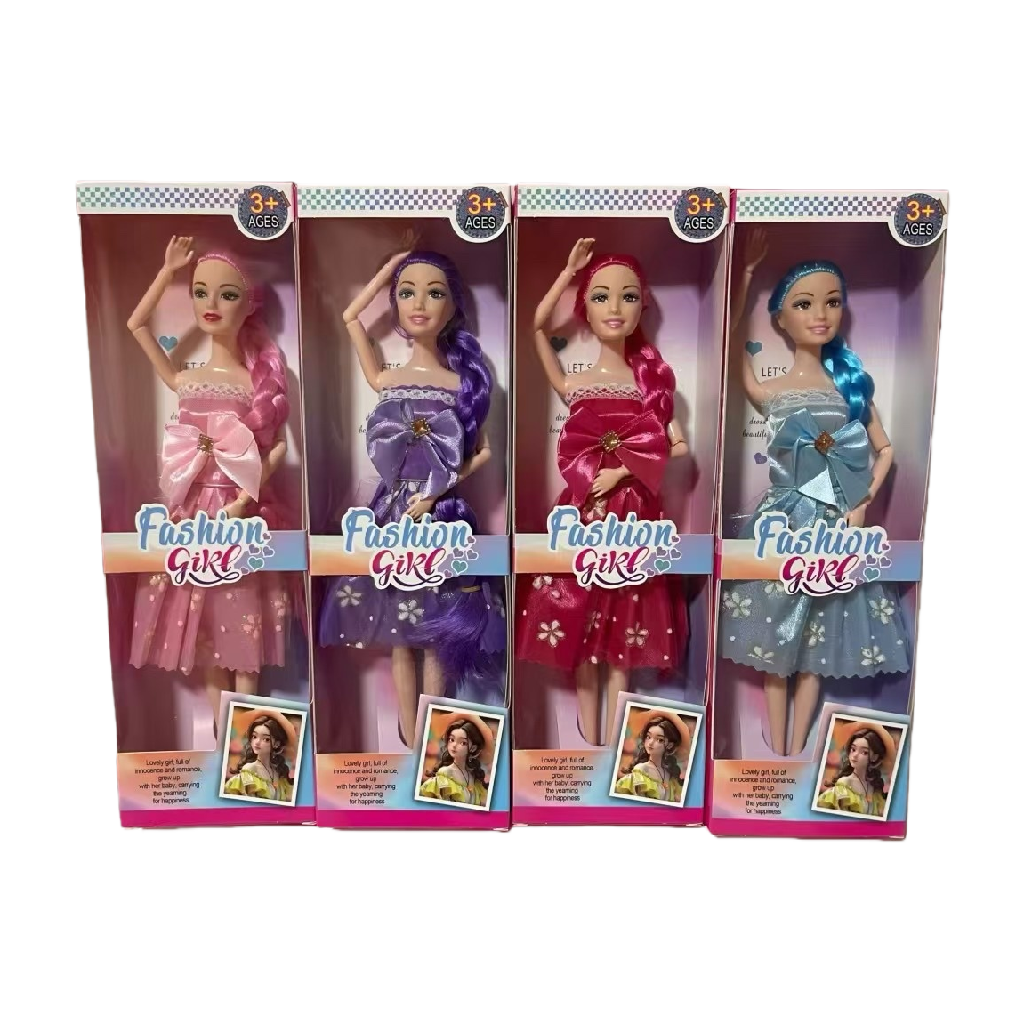 Fashion Girl series Barbie dolls are exquisite and can be dressed up as gifts for girls Item Picture