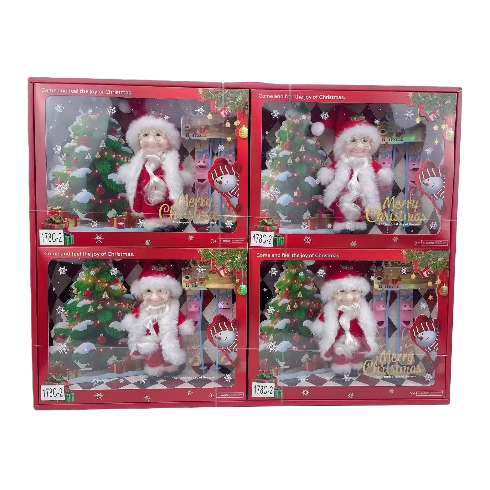 Santa Claus plush toy, a festive decorative item Item Picture