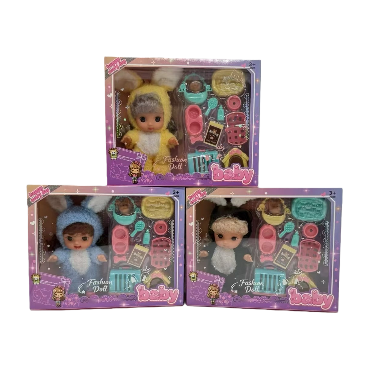 6-inch sugar-coated cute doll toys and accessories set Item Picture
