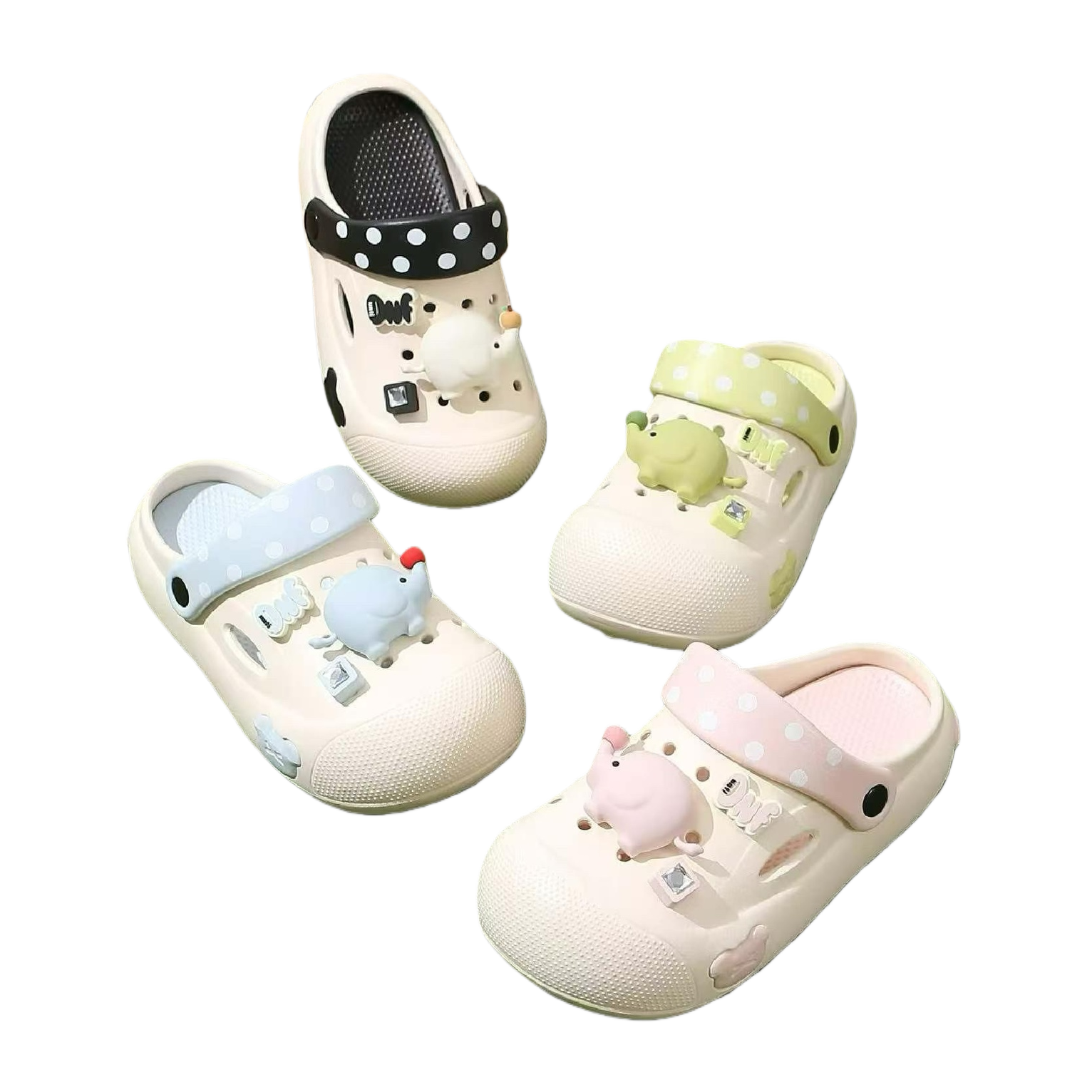 Cute cartoon-decorated crocs, comfortable and anti-slip summer sandals Application Scenario