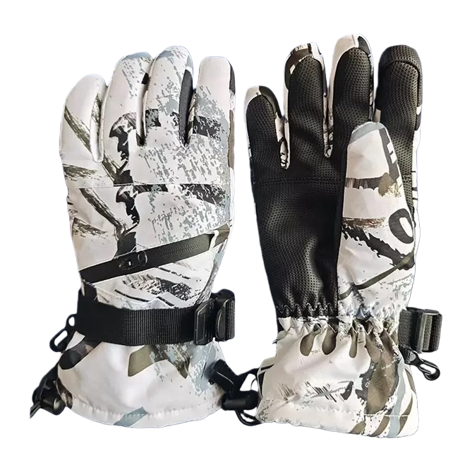 Camouflage patterned anti-slip and wear-resistant gloves for both men and women, suitable for outdoor cycling warmth Item Picture