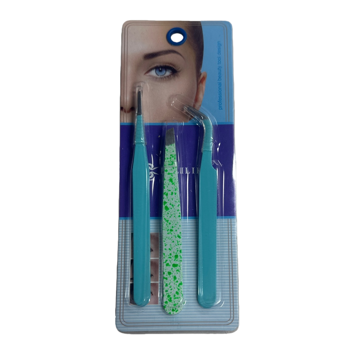 Beauty tool set: Exquisite makeup brush, eyelash curler, eyebrow clipper, manicure, complete portable storage Item Picture