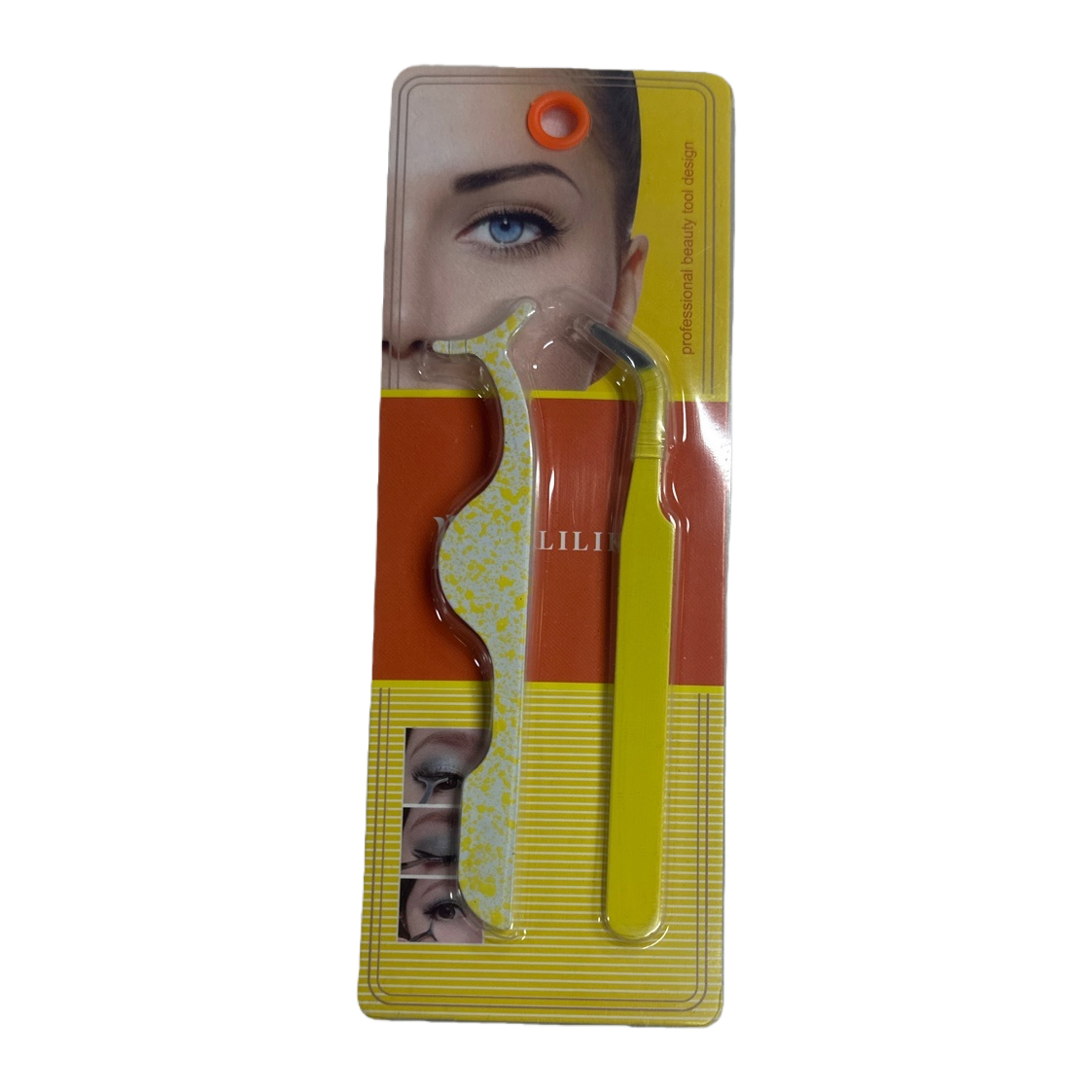 Beauty tools, eyebrow trimmers, stainless steel anti-slip eyebrow clamps, portable and portable eyebrow shaping gadgets Item Picture