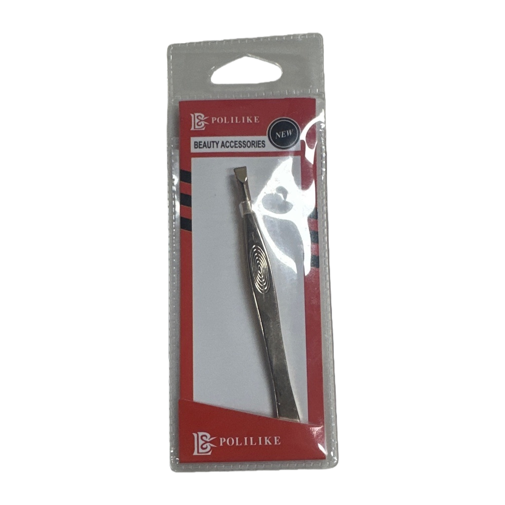 Stainless steel beauty tool tweezers are used for fine eyebrow shaping and eyelash curling and shaping Item Picture