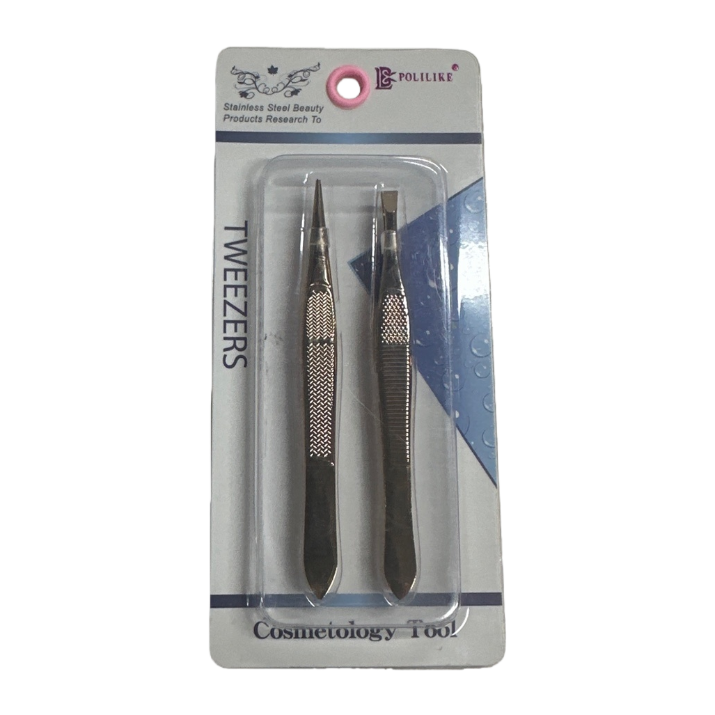 Beauty tool tweezers, fine eyebrow shaping tweezers, stainless steel pointed portable makeup tweezers Item Picture