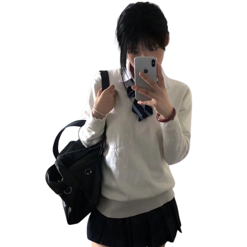 针织衫/Dress/针织衫女秋冬/裙子女收腰仙女/女装冬天白底实物图