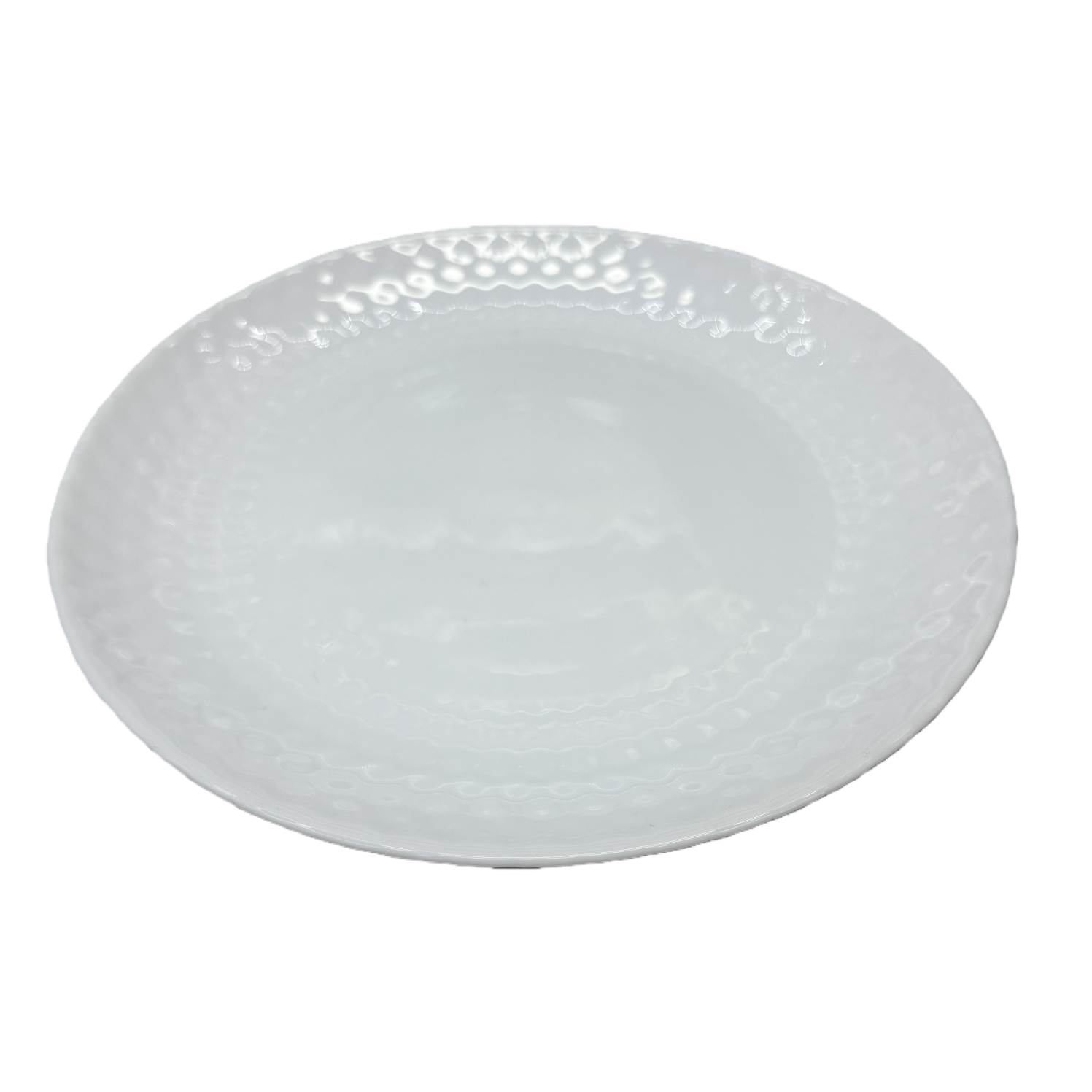 أطباق خزفية بيضاء بيضاوية الشكل مزخرفة بقرص 30 سم Item Picture