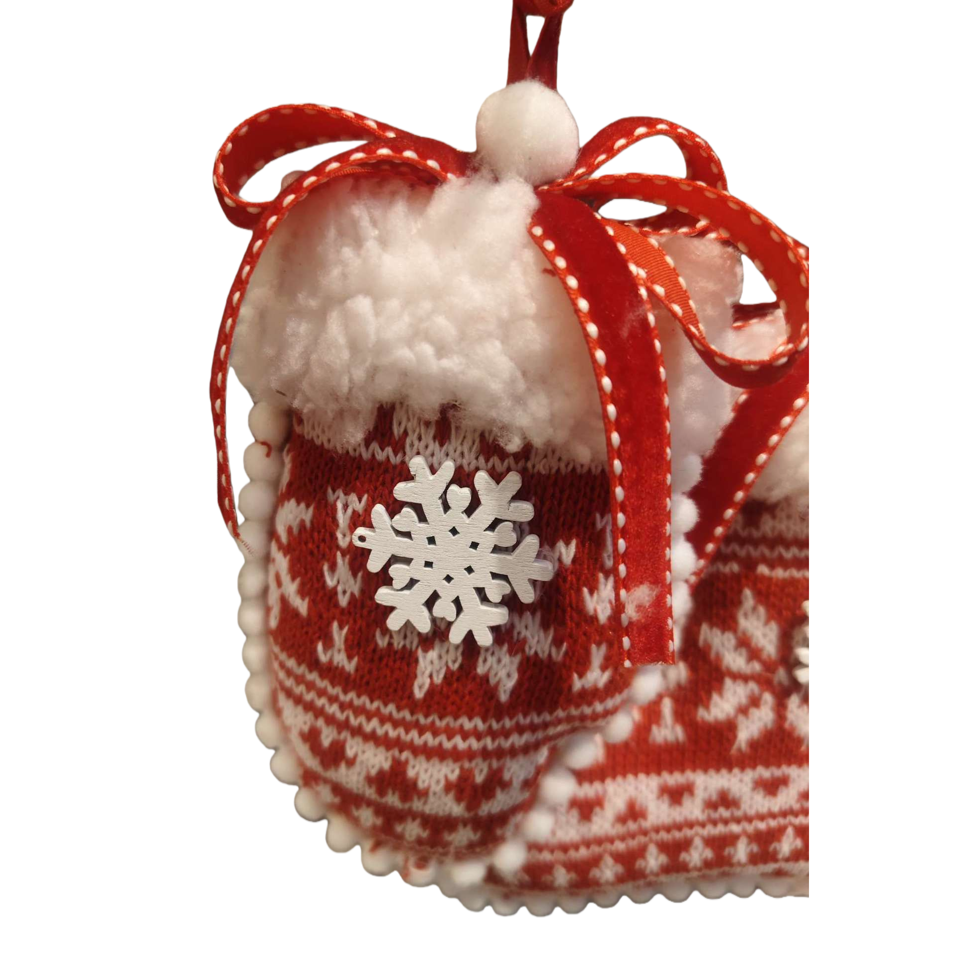 Christmas woolen sock decorative pendants, Christmas home atmosphere decoration items Item Picture