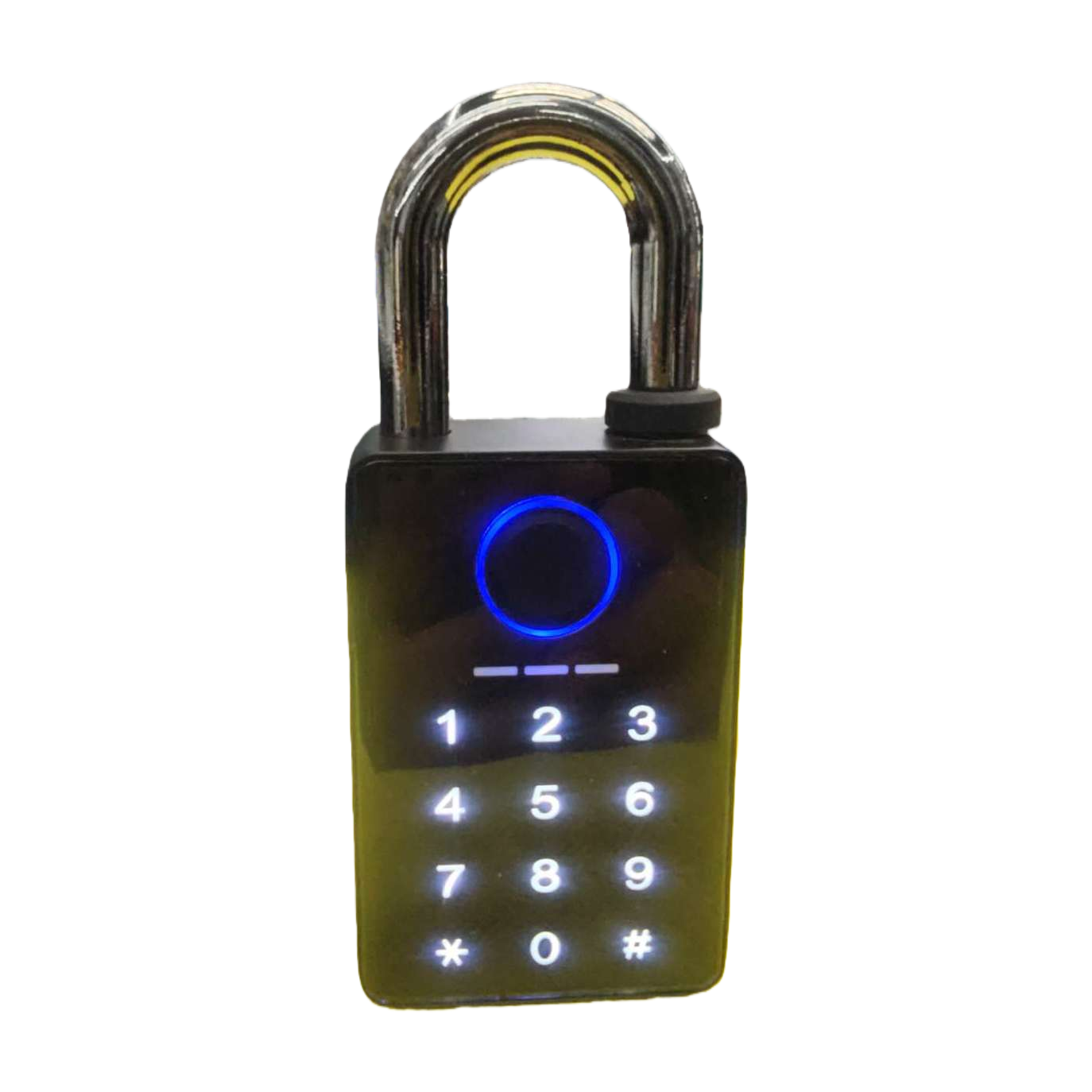 Cerradura de combinación inteligente identificación de huellas dactilares cerradura electrónica de puerta cerradura de seguridad para el hogar conjunto de cuerpo Item Picture