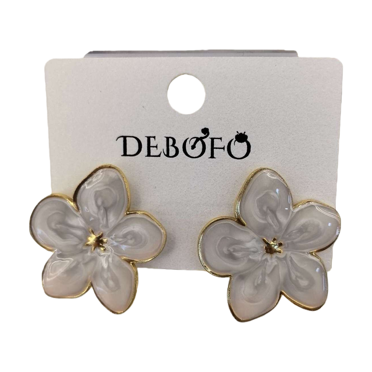Flower earrings are fashionable and simple earrings that are versatile for women Item Picture