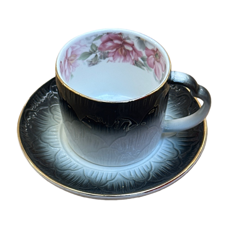 陶瓷茶杯家用简约茶具套装带盖保温茶杯白底实物图