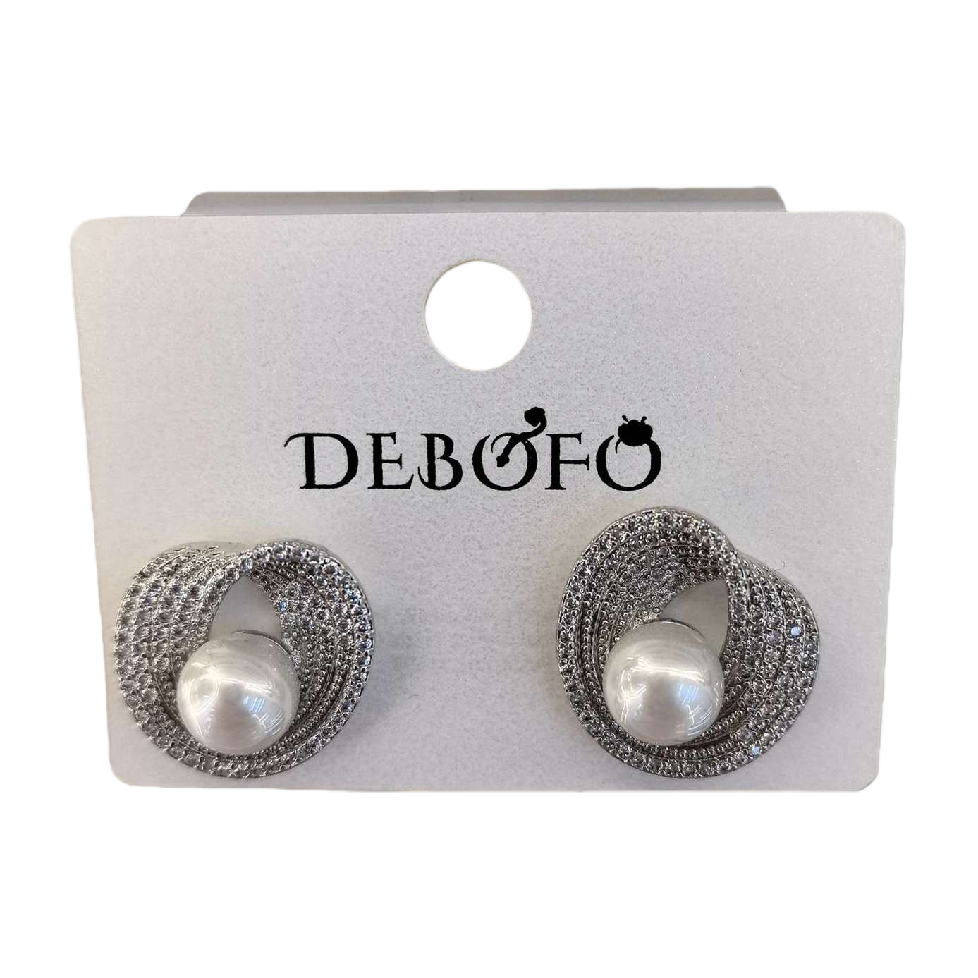 1 pair of pearl earrings, a fashionable, simple and versatile earring accessory for women Item Picture