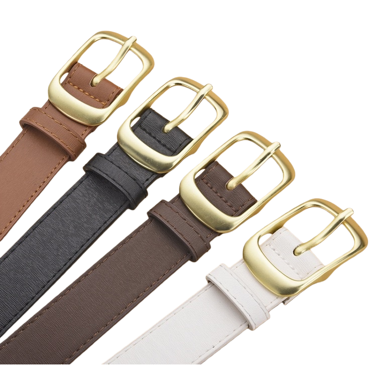 Men's cowhide needle-buckle belt, 3.8cm wide business formal belt Item Picture