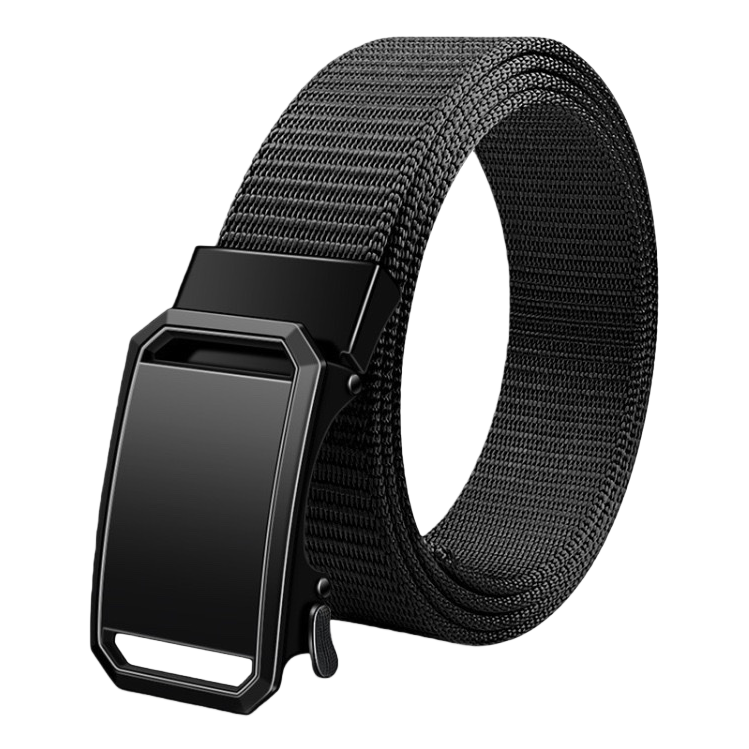 The black fabric belt is fashionable and versatile, suitable for both men and women Item Picture