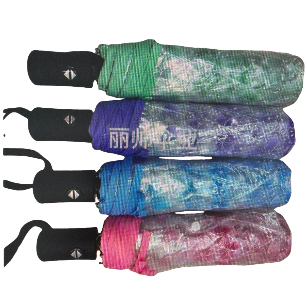 Portable folding umbrella for both weather and rain, lightweight, windproof, sun-proof and sunshade Item Picture