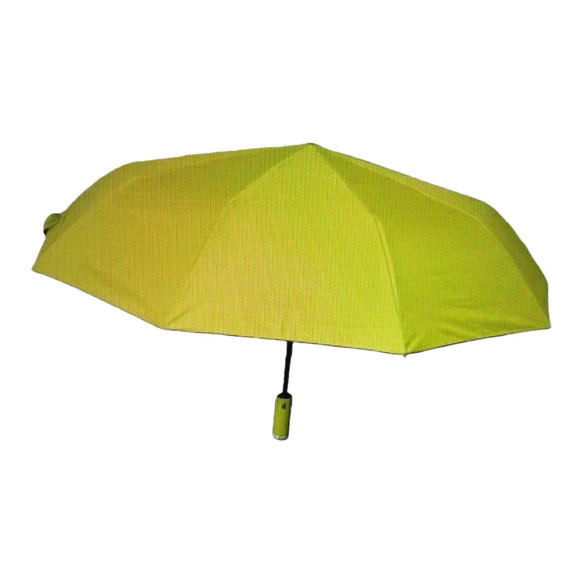 The yellow all-weather umbrella is waterproof, sun-proof, portable, foldable and has a long handle, suitable for both women and men Item Picture