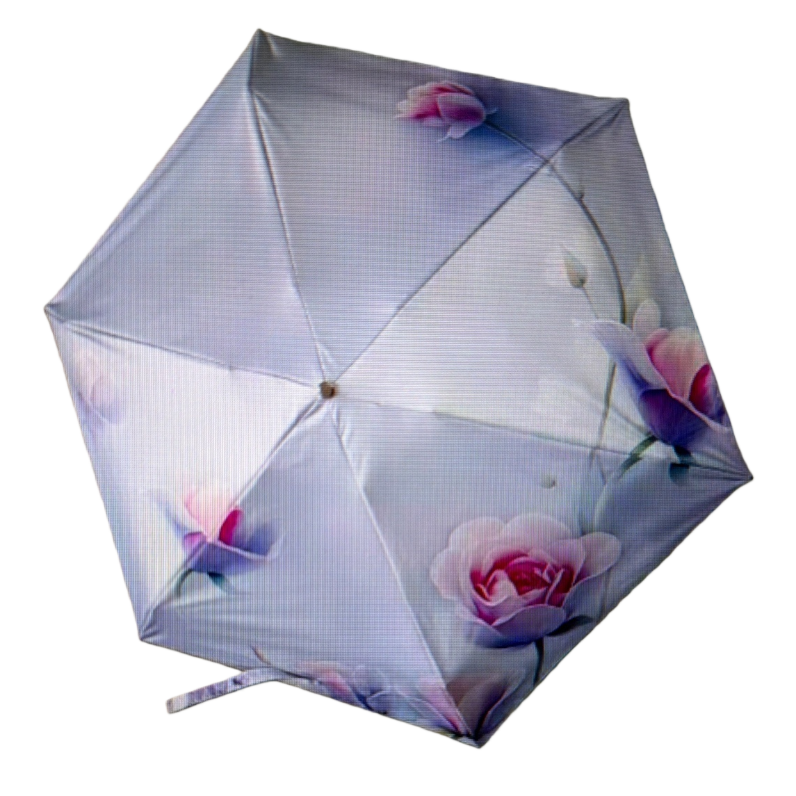 Floral pattern all-weather umbrella, waterproof, sun-proof, lightweight and foldable, suitable for both women and men Item Picture