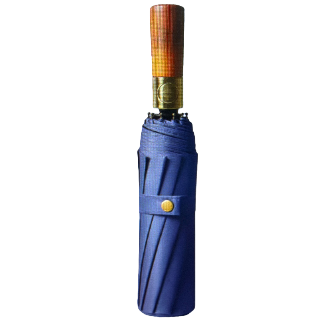 A lightweight, foldable long-handled blue umbrella for both sunny and rainy weather, UV protection, sun protection and shade Item Picture