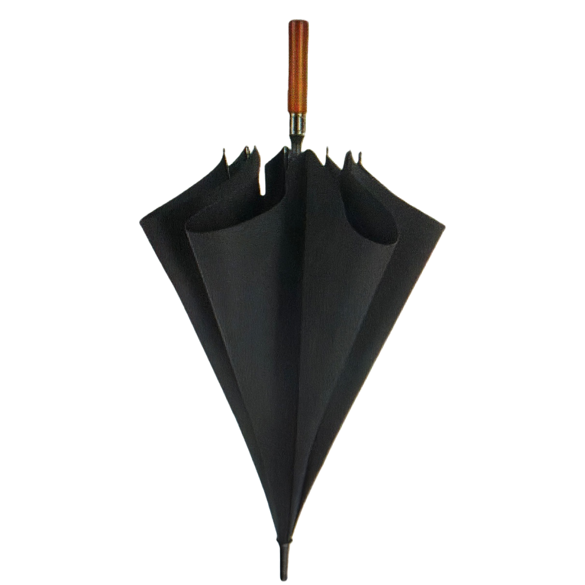 Black fully automatic all-weather umbrella, waterproof, sun-proof, wind-resistant, portable folding long handle Item Picture