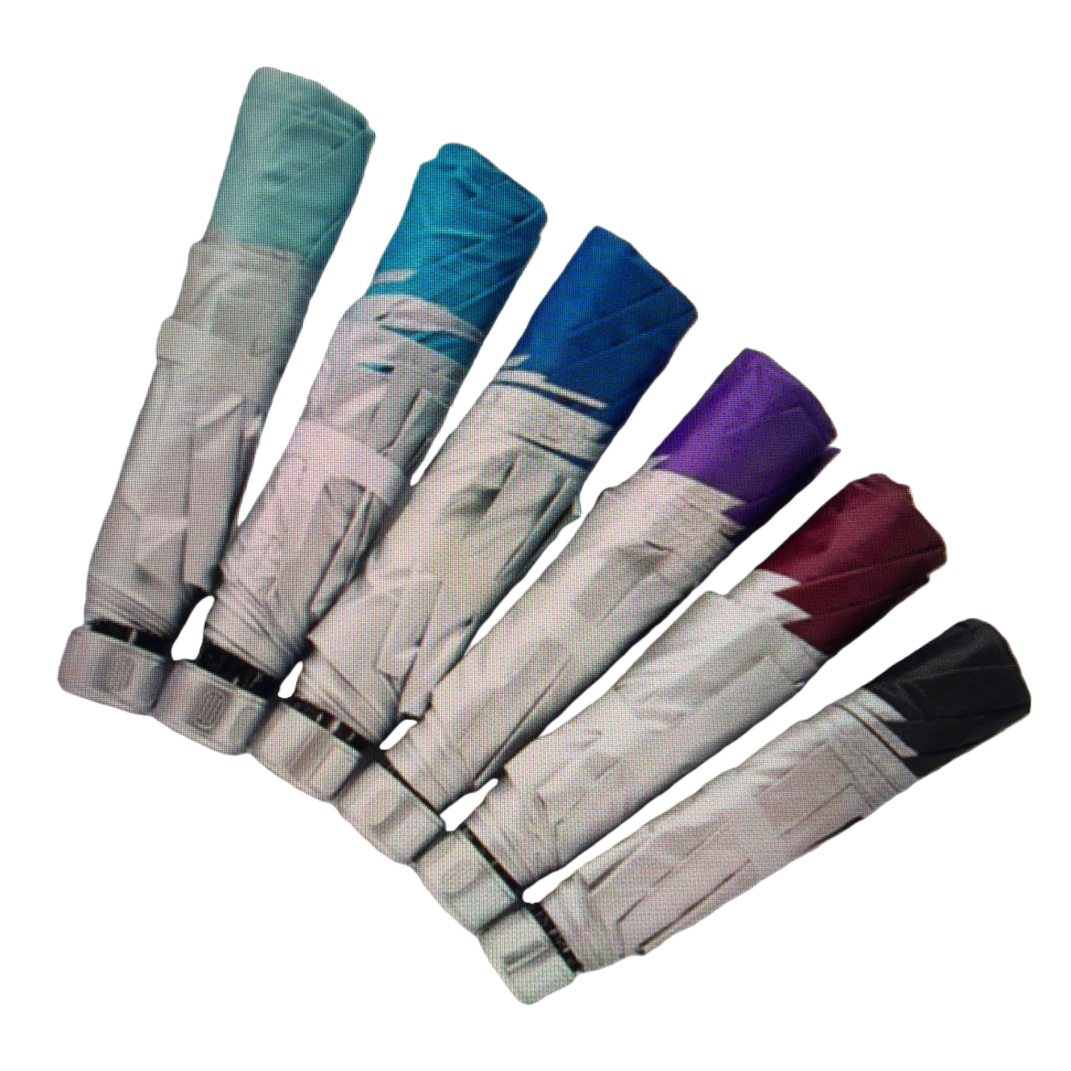 The colorful folding umbrella is waterproof, sun-proof, portable, suitable for both sunny and rainy days, lightweight and compact, and can be used by both women and men Item Picture