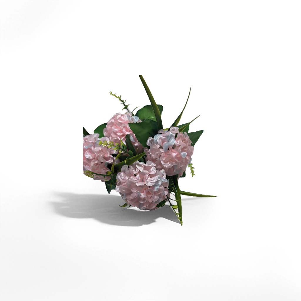 Pink hydrangea simulation bouquets for home decoration, living room and bedroom ornaments Specification image