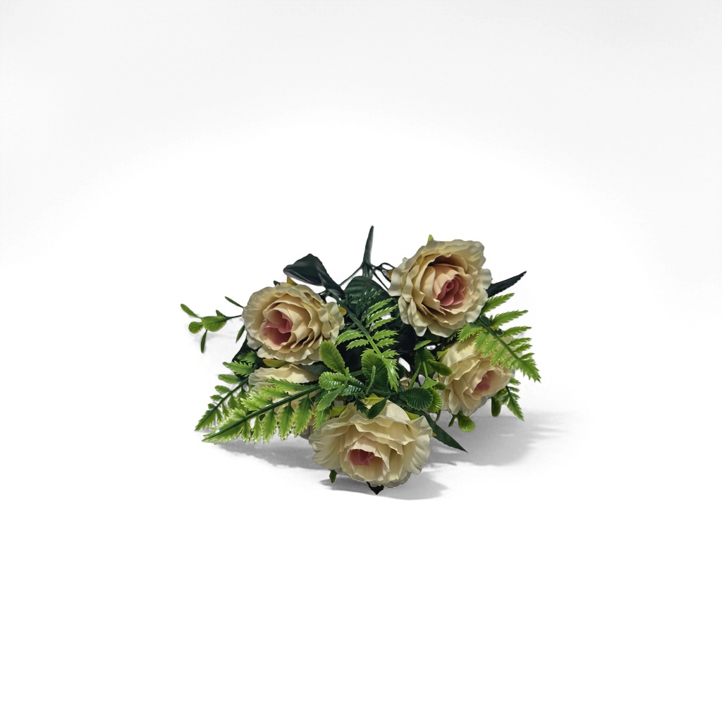 人造花玫瑰花束仿真鲜花客厅装饰摆件