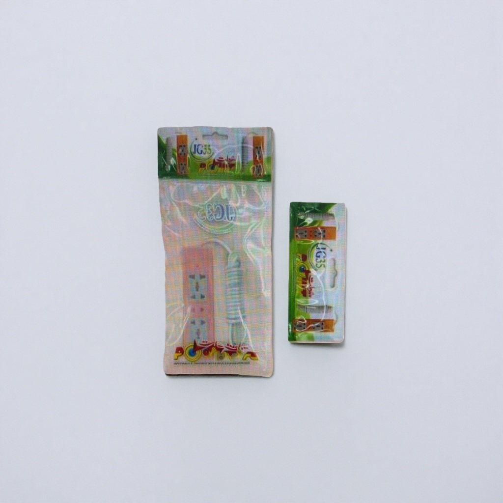 Colorful packaged toothpaste set, multi-functional care, freshening breath, family size details Picture